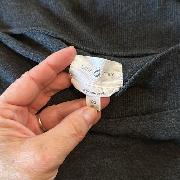 Lou & Grey charcoal high neck soft top size XS - Picture 5 of 5